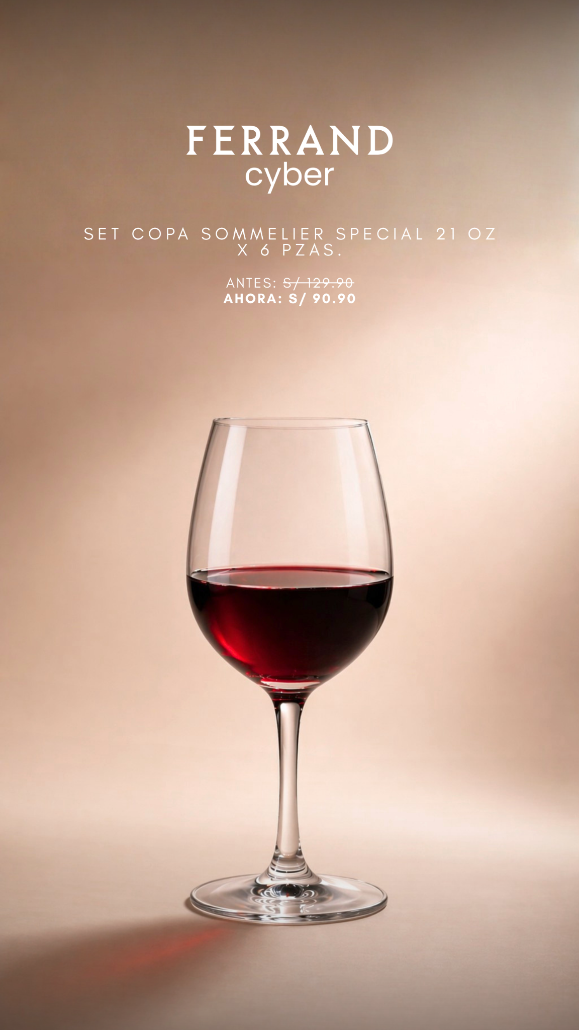 Anuncio copas Sommelier, abril